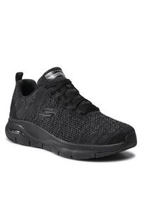 skechers - Skechers Sneakersy Paradyme 232041/BBK Czarny. Kolor: czarny. Materiał: materiał