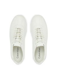 Calvin Klein Sneakersy HW0HW02400 Biały. Kolor: biały. Materiał: skóra