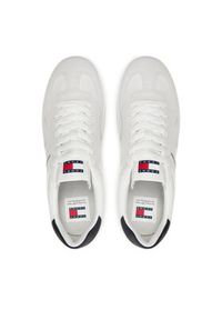 Tommy Jeans Sneakersy Tjm Leather Retro Cupsole EM0EM01414 Écru. Materiał: zamsz, skóra #5