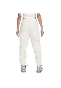Spodnie sportowe damskie Nike Sportswear Tech Fleece. Kolor: biały. Materiał: dresówka