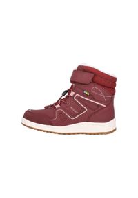 ZigZag - Dziecięce buty zimowe Zigzag Rincet. Zapięcie: rzepy. Kolor: czerwony, pomarańczowy, wielokolorowy. Szerokość cholewki: normalna. Sezon: zima. Sport: turystyka piesza