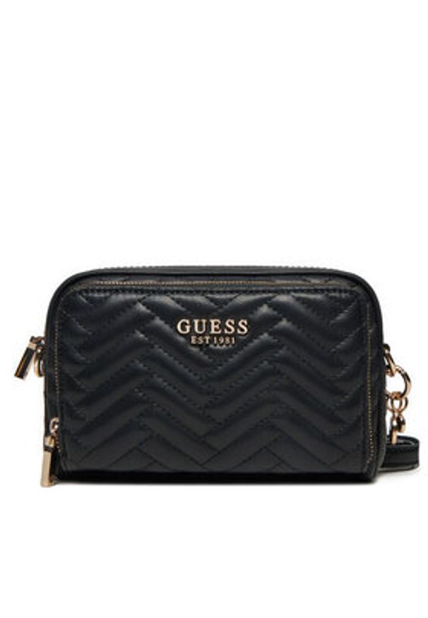 Guess Torebka HWQG95 08140 Czarny. Kolor: czarny. Materiał: skórzane
