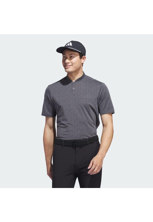 Adidas - Koszulka Ultimate365 Printed Polo. Typ kołnierza: polo. Kolor: czarny, szary, wielokolorowy. Materiał: materiał. Styl: sportowy