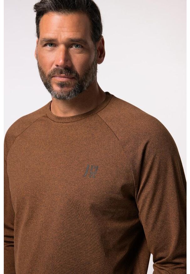 JAY-PI - Męska Koszula funkcyjna z długim rękawem FLEXNAMIC® trekkingowa QuickDry. Kolekcja: plus size. Kolor: beżowy. Materiał: materiał, poliester, elastan. Długość rękawa: długi rękaw. Długość: długie