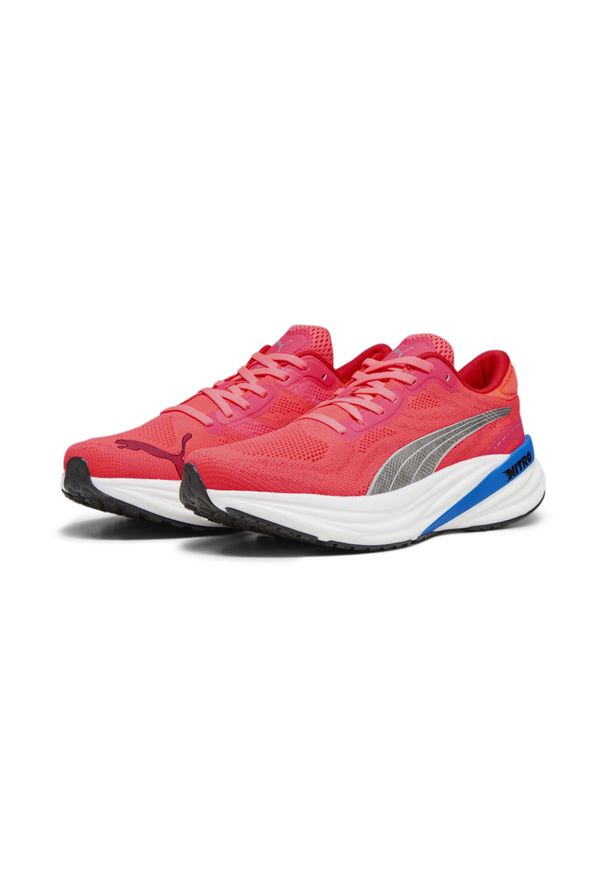 Puma - Męskie buty do biegania Magnify NITRO™ 2 PUMA. Kolor: wielokolorowy, niebieski, czerwony, różowy. Sport: bieganie