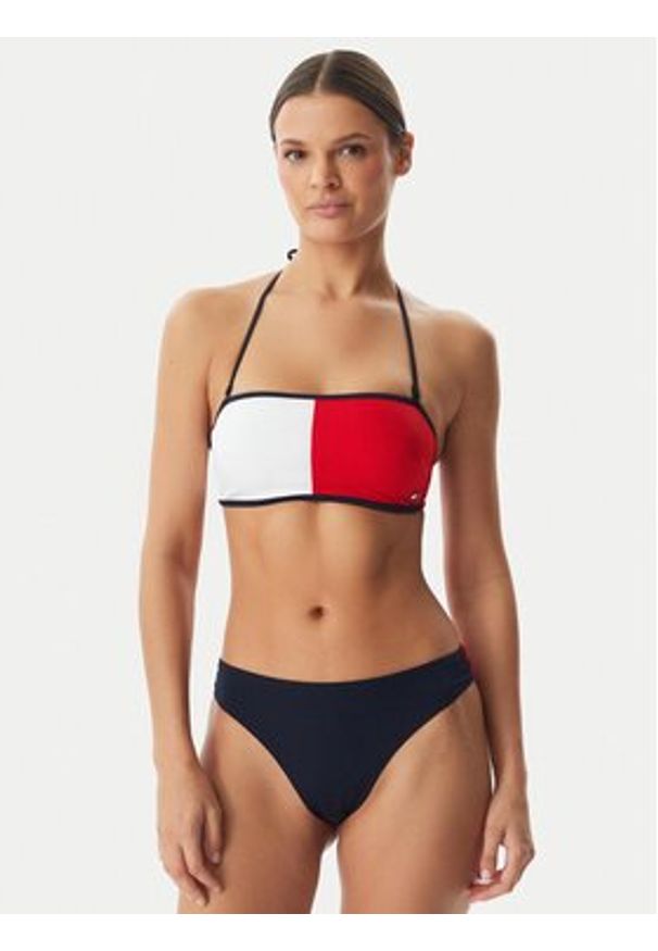 TOMMY HILFIGER - Tommy Hilfiger Dół od bikini UW0UW06573 Granatowy. Kolor: niebieski. Materiał: syntetyk