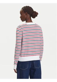 Tommy Jeans Sweter Essential DW0DW19888 Kolorowy Regular Fit. Materiał: bawełna. Wzór: kolorowy