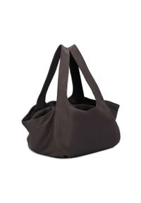 Kazar - Brązowa torebka damska kazar x kasia. Kolor: brązowy. Materiał: skórzane #5