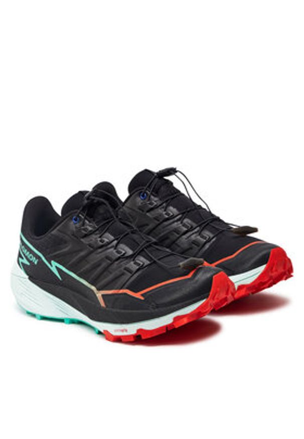 salomon - Salomon Buty do biegania Thundercross L47561000 Czarny. Kolor: czarny. Materiał: materiał