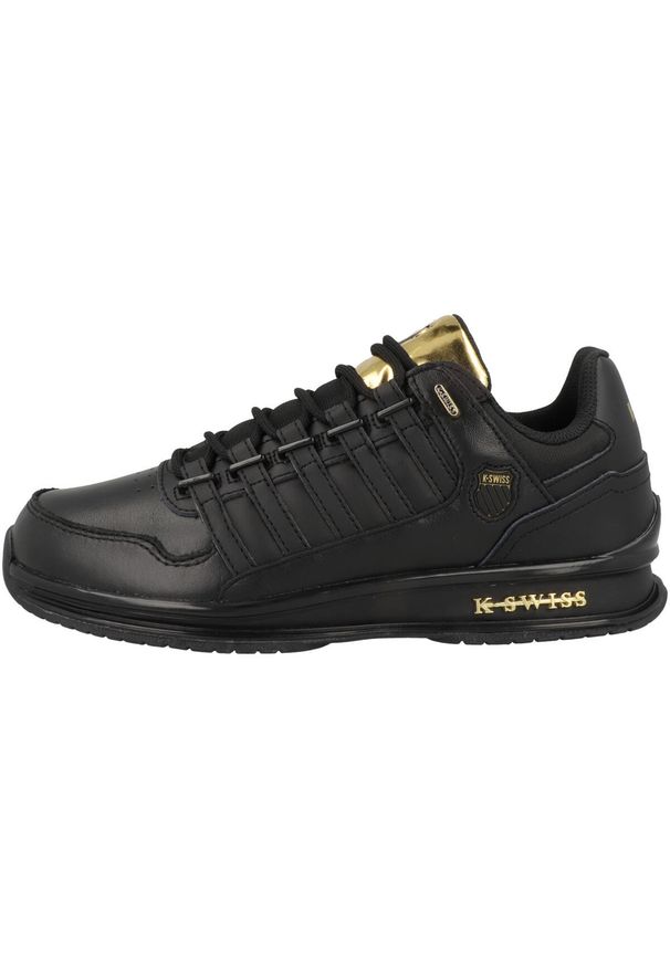 Buty do chodzenia damskie K-Swiss Rinzler Gt. Zapięcie: sznurówki. Kolor: czarny. Materiał: tkanina, materiał, skóra, syntetyk. Szerokość cholewki: normalna. Sport: turystyka piesza