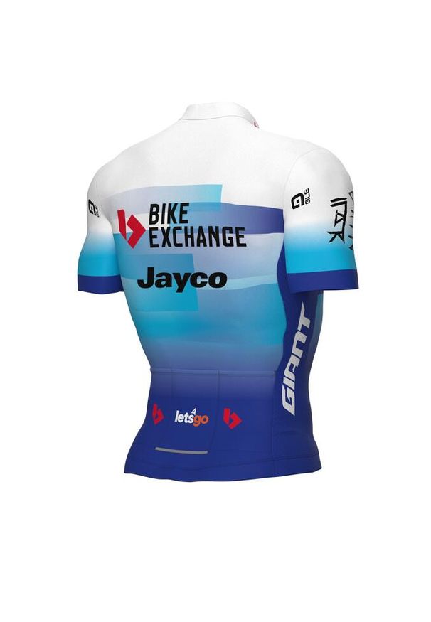 ALÉ CYCLING - Koszulka rowerowa męska Alé Cycling Prime Bike Exchange. Kolor: biały, wielokolorowy, niebieski