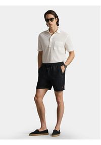 Polo Ralph Lauren Szorty materiałowe 710P08205504 Czarny Regular Fit. Kolor: czarny. Materiał: len #4