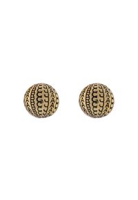 MARC JACOBS - Marc Jacobs Kolczyki The Monogram Stud 2S4JER001J53 Złoty. Materiał: metalowe. Kolor: złoty #1