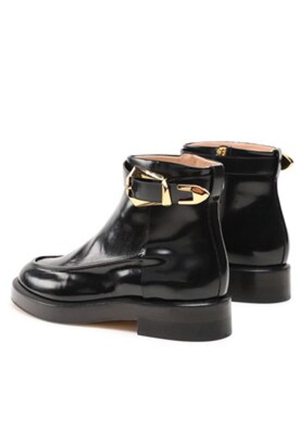Alberta Ferretti Botki 22251A6104 8005 Czarny. Kolor: czarny. Materiał: skóra