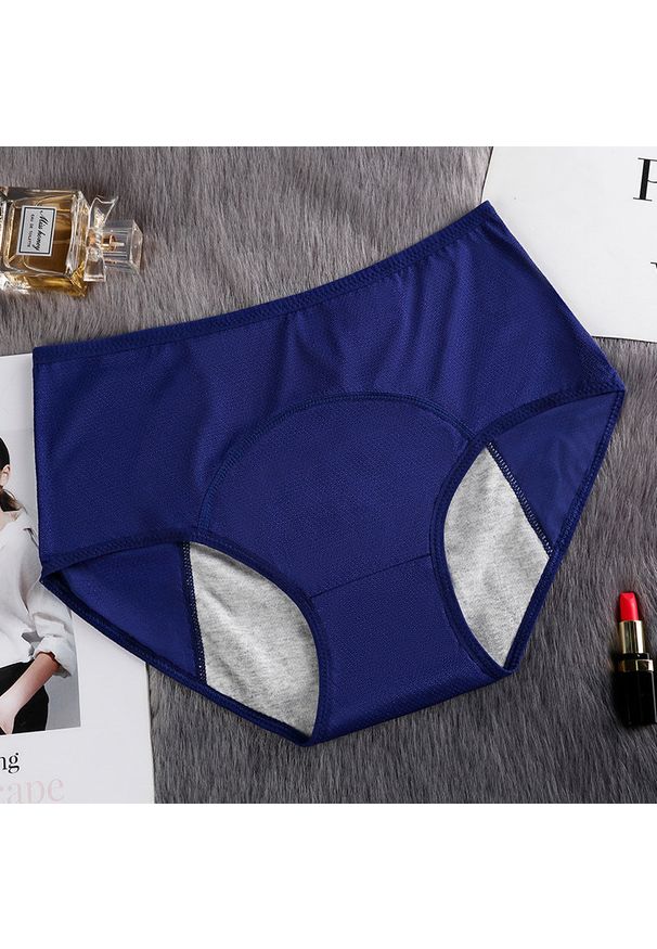 Intica - Szorty menstruacyjne chłonne i oddychające dla aktywnych kobiet Sheeree. Kolor: niebieski. Materiał: materiał