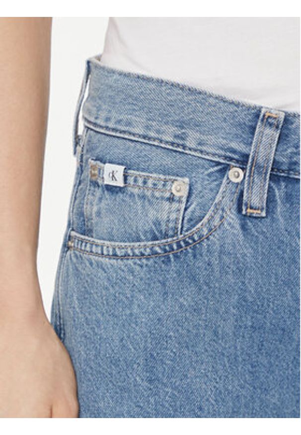 Calvin Klein Jeans Jeansy Low Rise Straight J20J222439 Niebieski Straight Fit. Kolor: niebieski