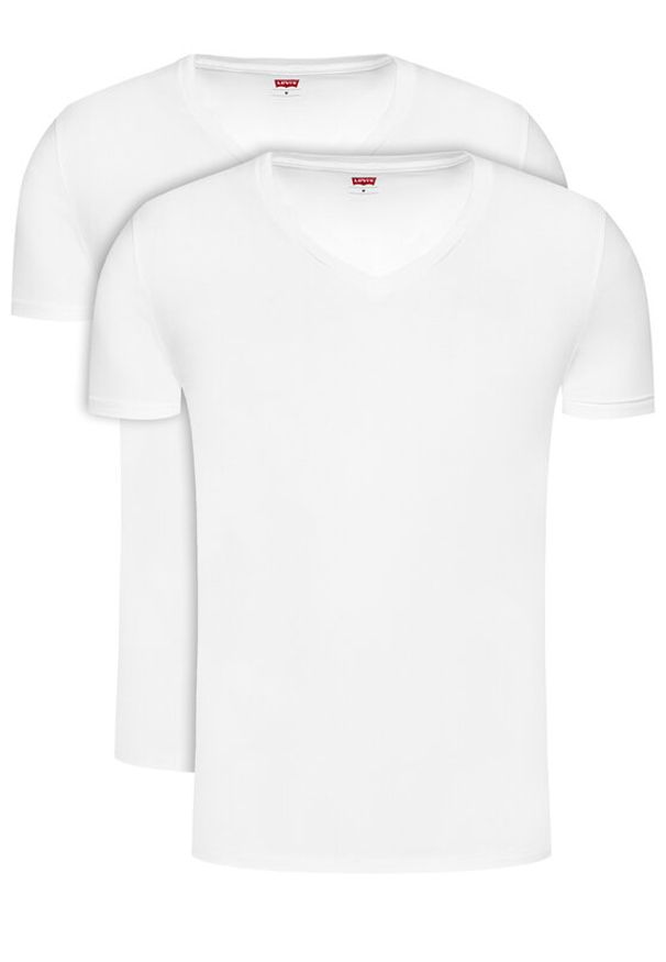 Levi's® Komplet 2 t-shirtów 905056001 Biały Regular Fit. Kolor: biały. Materiał: bawełna