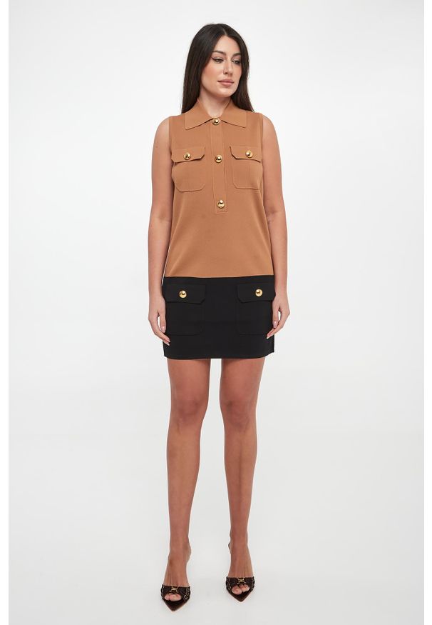 Elisabetta Franchi - Sukienka dzianinowa ELISABETTA FRANCHI. Materiał: dzianina