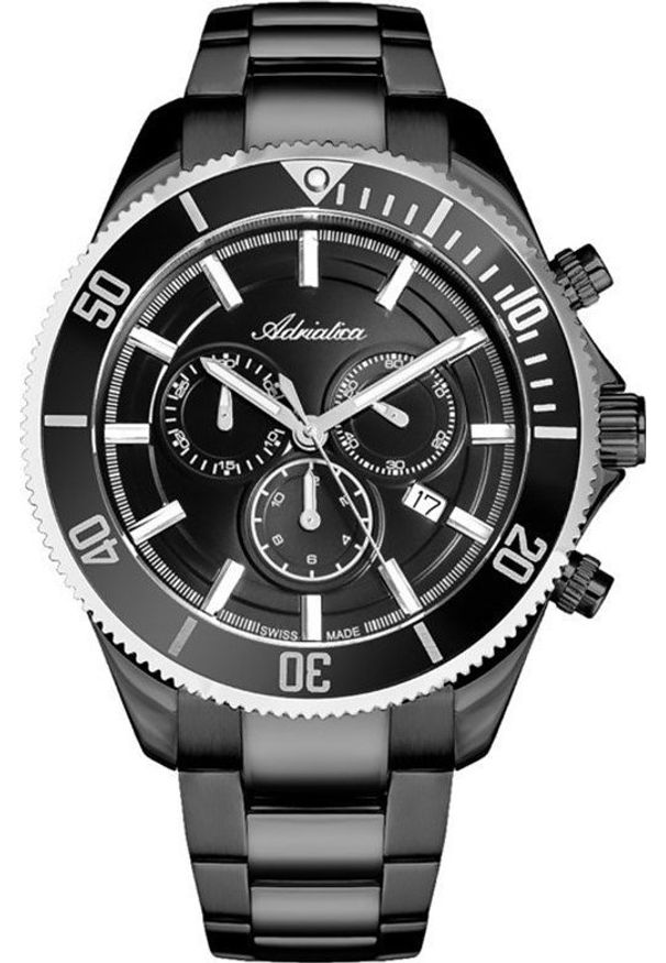 Zegarek Adriatica Zegarek męski Adriatica A1139.S116CHN szary. Kolor: szary