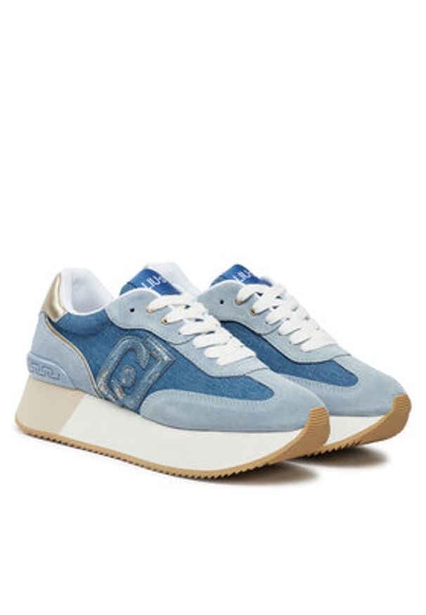 Liu Jo Sneakersy BA5035 PX079 Niebieski. Kolor: niebieski. Materiał: materiał