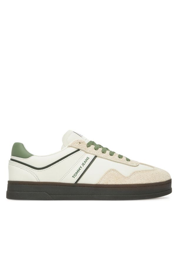 Tommy Jeans Sneakersy The Greenwich Leather EM0EM01587 Biały. Kolor: biały. Materiał: skóra