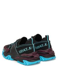 Versace Jeans Couture Sneakersy 79YA3SI3 Czarny. Kolor: czarny. Materiał: materiał
