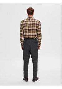 Selected Homme Spodnie materiałowe 16090956 Szary Slim Tapered Fit. Kolor: szary. Materiał: bawełna #6