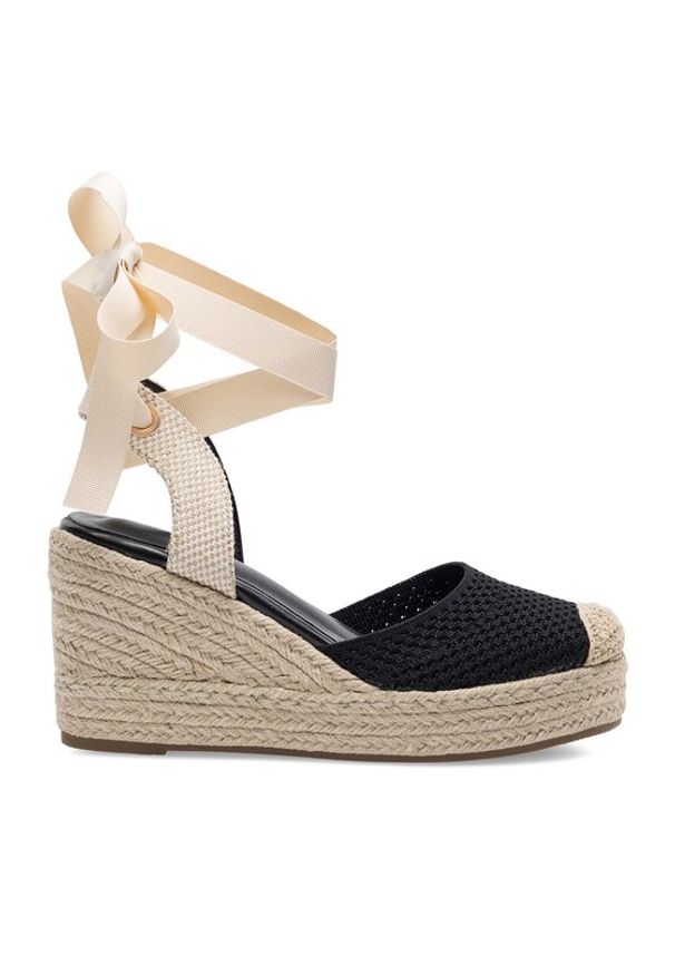 DeeZee Espadryle WS2509-001 Czarny. Kolor: czarny. Materiał: materiał