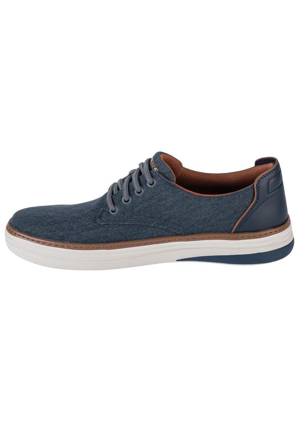 skechers - Adidasy Skechers Hyland - Ratner, Mężczyźni. Kolor: niebieski. Materiał: materiał