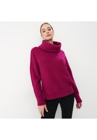 Mohito - Sweter z golfem - Fioletowy. Typ kołnierza: golf. Kolor: fioletowy