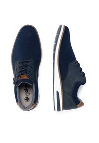 Rieker Półbuty 11311-14 Niebieski. Kolor: niebieski. Materiał: materiał #5