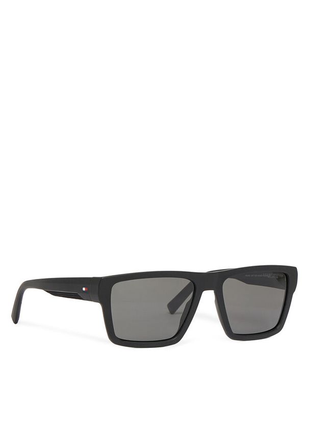 TOMMY HILFIGER - Okulary przeciwsłoneczne Tommy Hilfiger. Kolor: czarny