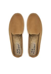 Manebi Espadryle Hamptons Flat Espadrilles M 2.8 C0 Beżowy. Kolor: beżowy. Materiał: zamsz, skóra #4