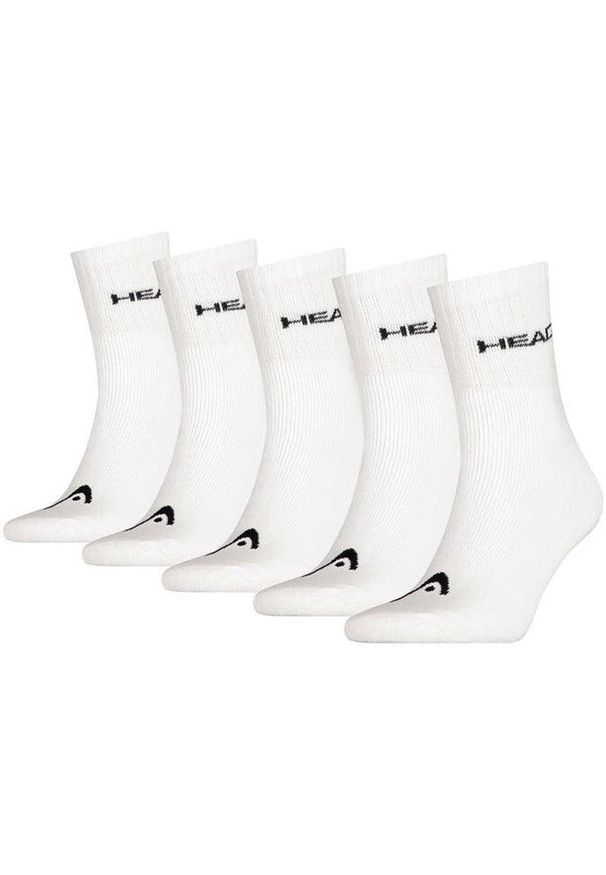 ZEAGLE - Unisex skarpetki sportowe 5 par - Oddychające i trwałe. Kolor: biały. Materiał: poliester, elastan, poliamid, bawełna. Sport: fitness
