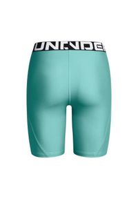 Spodenki treningowe damskie Under Armour 1383627482. Kolor: niebieski. Materiał: syntetyk, materiał. Długość: krótkie. Sport: taniec, joga i pilates