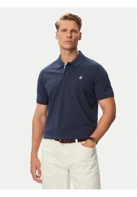 Beverly Hills Polo Club Polo P-SS26M-P450106BLU Granatowy Regular Fit. Typ kołnierza: polo. Kolor: niebieski. Materiał: bawełna #1