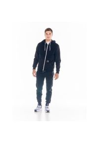 LEONE 1947 APPAREL - Męski dres z kapturem i zamkiem błyskawicznym Welcome Back. Kolor: czarny. Materiał: dresówka. Sport: fitness
