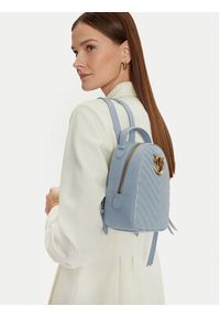 Pinko - PINKO Plecak Love Click Mini Backpack . AI 24-25 PLTT 103614 A1J2 Błękitny. Kolor: niebieski. Materiał: skóra