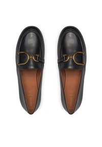 Geox Loafersy D Palmaria D45MUJ 000TU C9997 Czarny. Kolor: czarny. Materiał: skóra, zamsz
