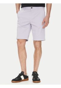 BOSS Szorty materiałowe Chino-Slim-Shorts 50536723 Fioletowy Regular Fit. Kolor: fioletowy. Materiał: bawełna #1