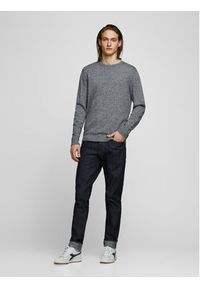 Jack & Jones - Jack&Jones Sweter Basic 12137190 Szary Regular Fit. Kolor: szary. Materiał: bawełna #8