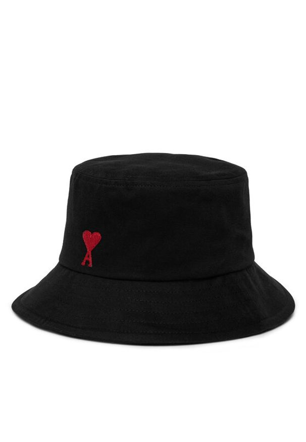 AMI PARIS - AMI Paris Kapelusz UHA246.AW0041 Czarny. Kolor: czarny. Materiał: bawełna