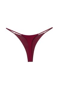 Intica - Stringi damskie z cienkimi paseczkami eleganckie i wygodne Inyong. Kolor: czerwony. Materiał: tkanina, materiał