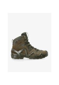 Buty trekkingowe męskie Lowa Zephyr Mk2 Gtx Mid. Wysokość cholewki: za kostkę. Zapięcie: sznurówki. Kolor: zielony. Materiał: materiał, skóra, syntetyk. Szerokość cholewki: normalna