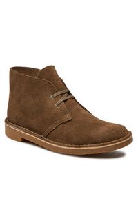 Clarks Trzewiki Bushacre 3 26153531 Brązowy. Kolor: brązowy. Materiał: skóra