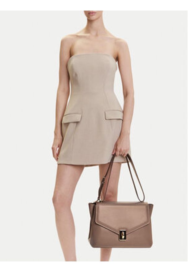 Furla Torebka Meridiana WB01516 BX3227 MA200 Brązowy. Kolor: brązowy. Materiał: skórzane