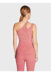 Remain Top Jeanne Knit RM1676 Różowy Slim Fit. Kolor: różowy. Materiał: wiskoza #3