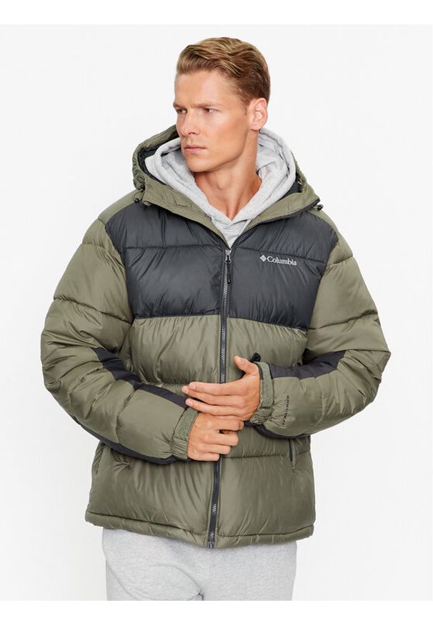 columbia - Columbia Kurtka zimowa Pike Lake™ II Hooded Jacket 2050931 Zielony Regular Fit. Kolor: zielony. Materiał: syntetyk. Sezon: zima