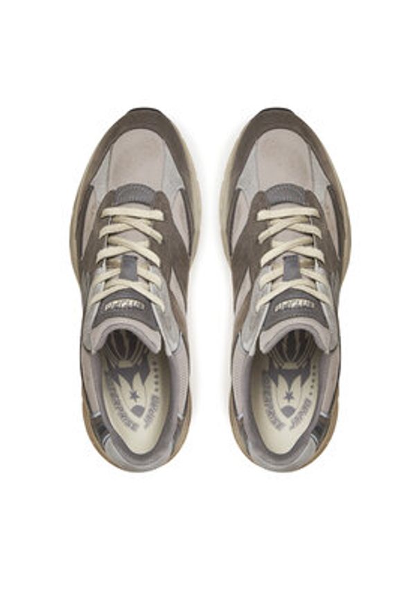 Enterprise Japan Sneakersy BB5017 PX645 Szary. Kolor: szary. Materiał: zamsz, skóra