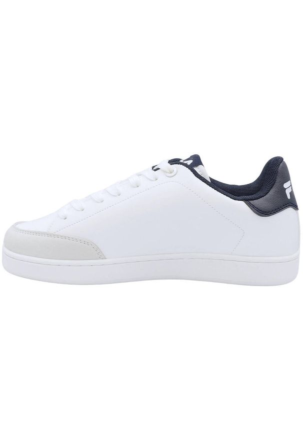Fila - Buty Damskie Courtbay. Okazja: na spacer. Kolor: biały, niebieski, wielokolorowy. Sport: turystyka piesza
